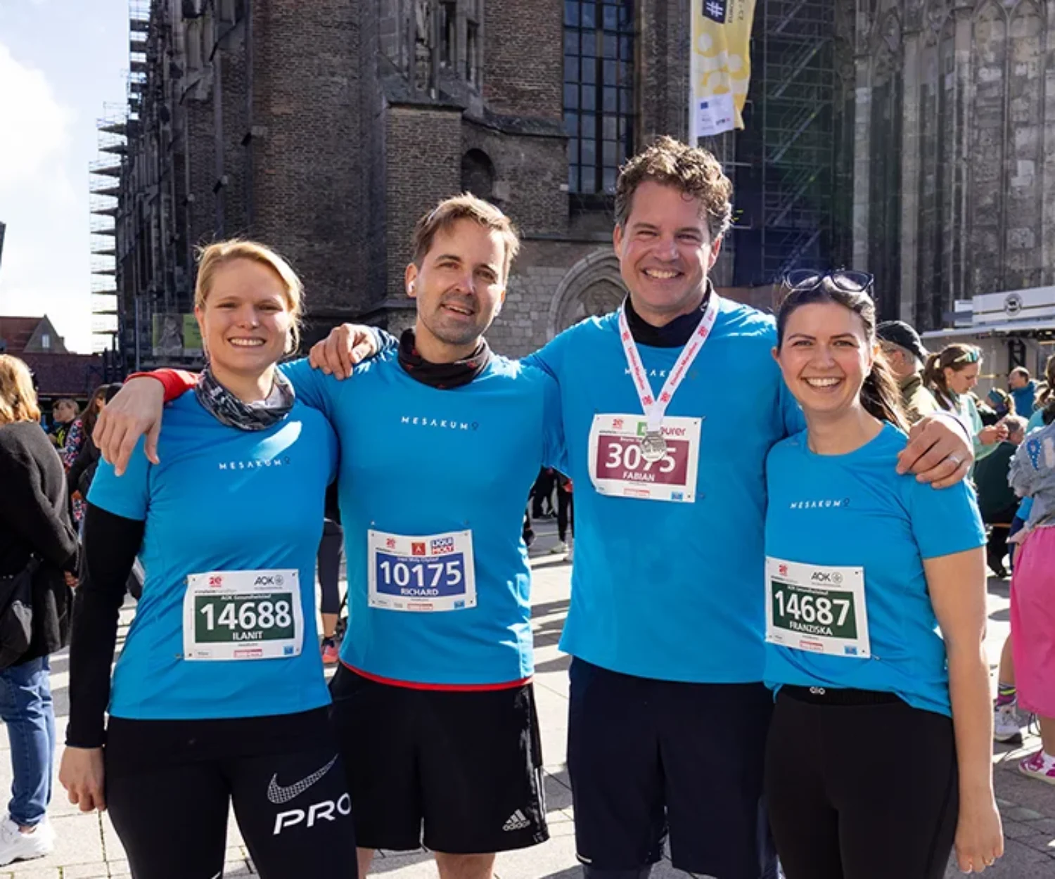 Einstein Marathon Ulm mesakumo Läufer:innen