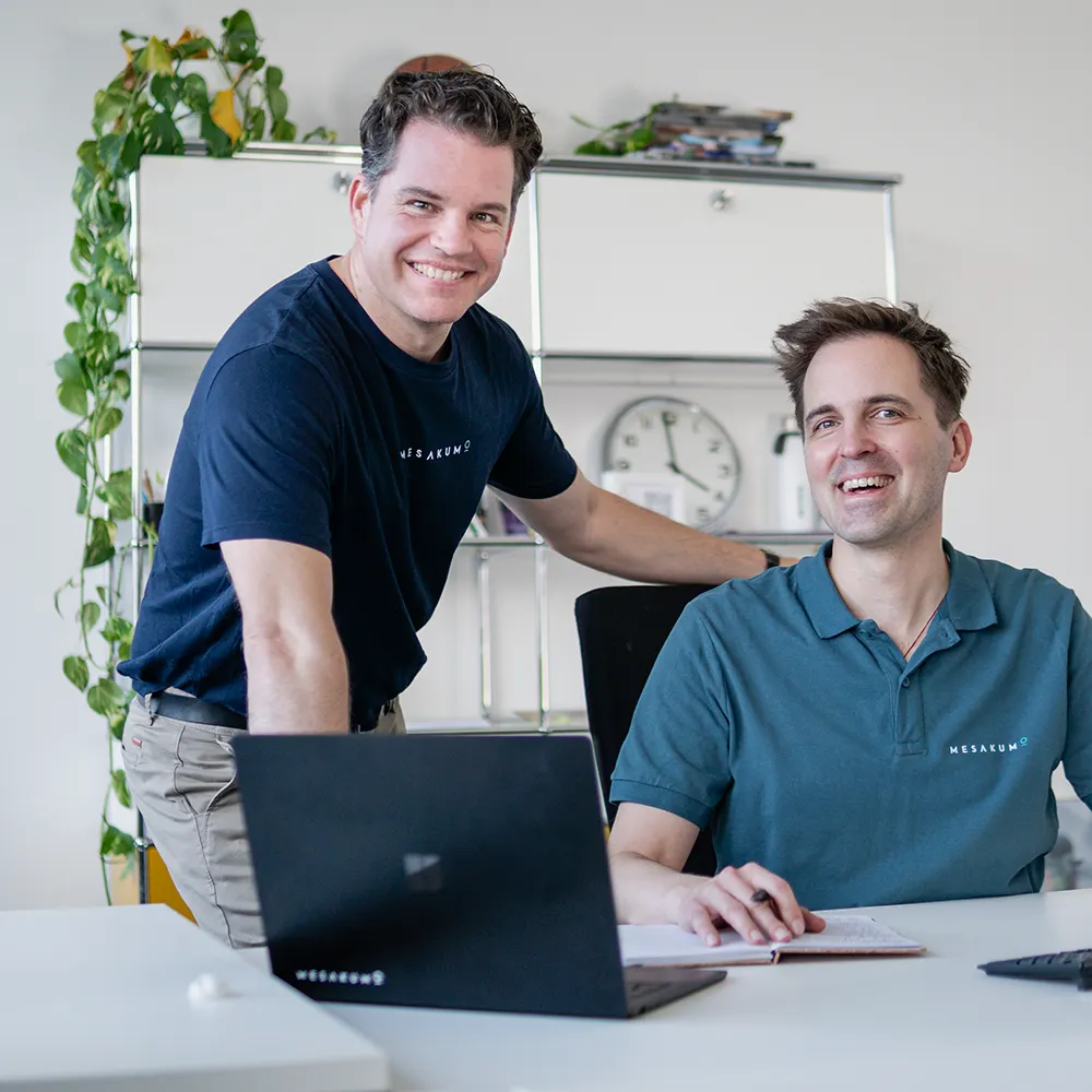 mesakumo Gründer Fabian und Richard